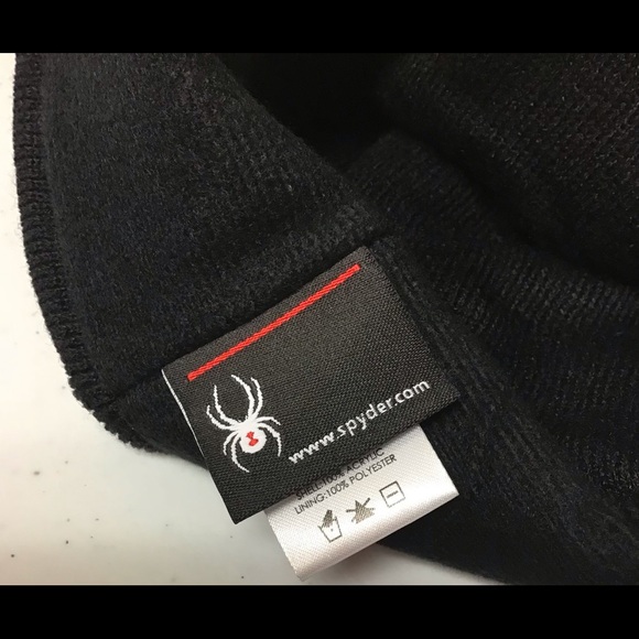Spyder Jacquard Logo Stripe Beanie - Picture 10 of 11